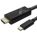 Techly Adapter Cable USB-C Male to HDMI 2.0 4K Male 2m Black