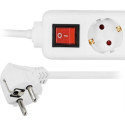 Deltaco GT-134 power extension 5 m 6 AC outlet(s) Indoor White