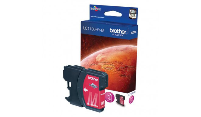 Brother LC-1100HYM ink cartridge 1 pc(s) Original Magenta