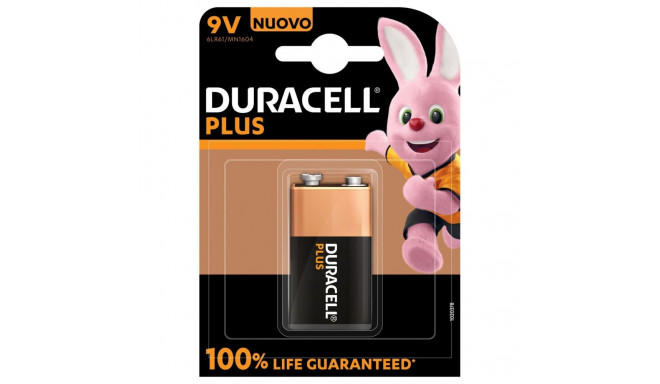 Duracell Plus MN1604 9V, Alkaline, 1 pc(s)