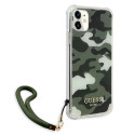 Guess GUHCN61KSARKA iPhone 11 / Xr 6.1" green/khaki hardcase Camo Collection