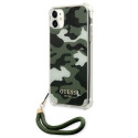 Guess GUHCN61KSARKA iPhone 11 / Xr 6.1" roheline/khaki kõvakate Camo Kollektsioon