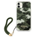 Guess GUHCN61KSARKA iPhone 11 / Xr 6.1" roheline/khaki kõvakate Camo Kollektsioon