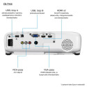 Epson EB-FH06 andmeprojektor Lae / Põranda paigaldatav projektor 3500 ANSI luumenit 3LCD 1080p (1920