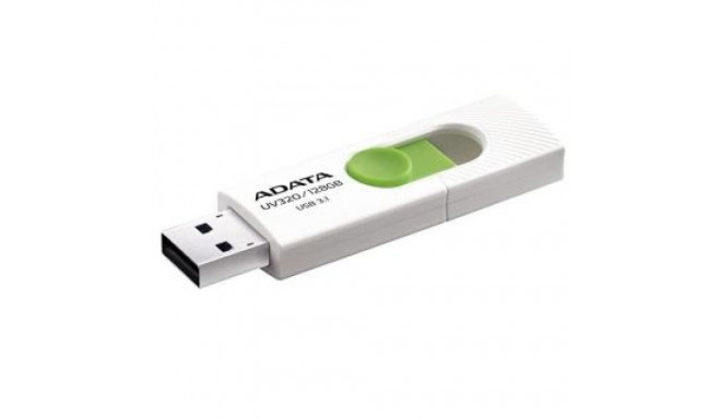 ADATA MEMORY DRIVE FLASH USB3 128GB/WHITE AUV320-128G-RWHGN