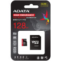 ADATA | AUSDX128GUI3V30SHA2-RA1 Memory Card | 128 GB | MicroSDXC | Flash memory class 10 | Adapter