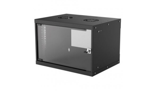 Ic intracom INT 19i Wallmount Cabinet 6U D:40cm blac