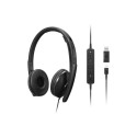 Lenovo Headset | USB-A Stereo Gen 2 | Built-in microphone | Wired | Black