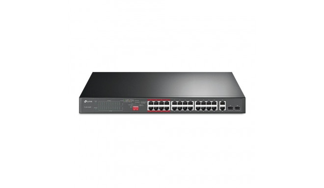 TP-Link 24-Port 10/100Mbps + 2-Port Gigabit Unmanaged PoE+ Switch