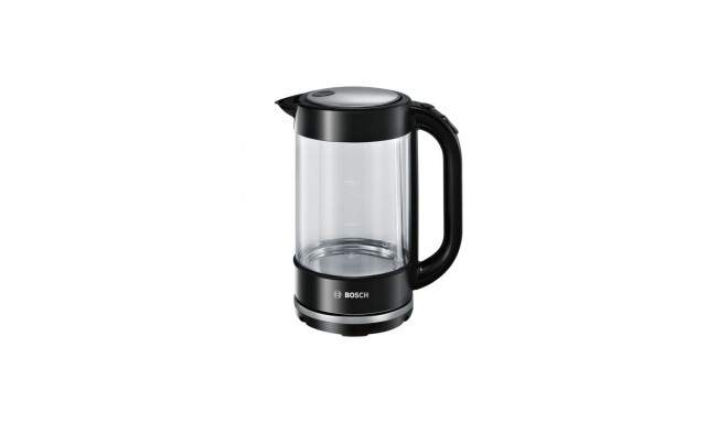 Bosch TWK70B03 elektriline veekeetja 1.7 L 2400 W must, läbipaistev