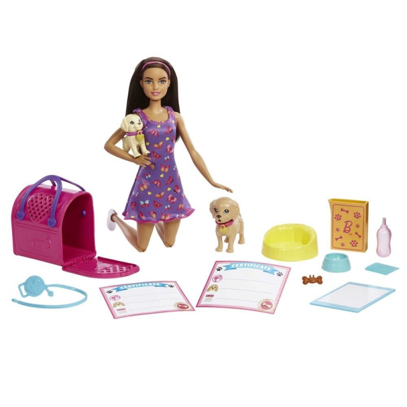 Barbie Dog Adoption Doll Set HKD86 MATTEL Dolls Photopoint.lv