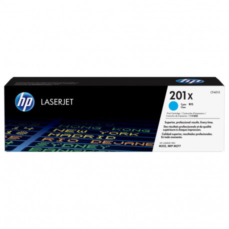 HP 201X - Hojtydende - tsüaan - originaal