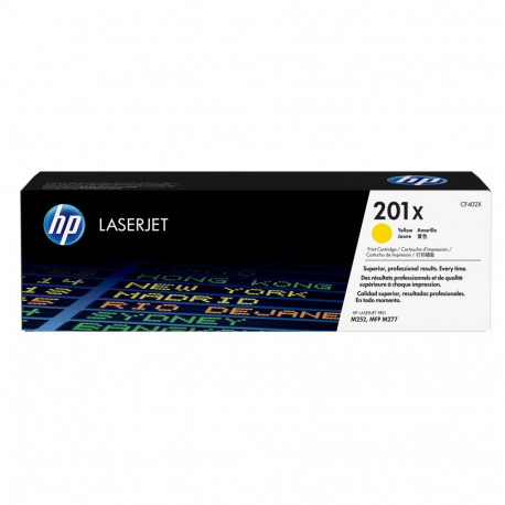 HP 201X - Hojtydende - kollane - originaal