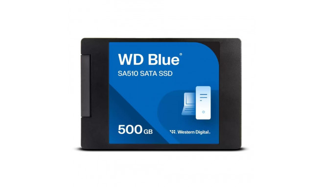 SSD|WESTERN DIGITAL|Blue SA510|500GB|SATA 3.0|Write speed 510 MBytes/sec|Read speed 560 MBytes/sec|2