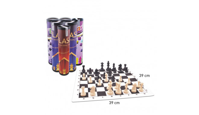 Flash Roll Cylinder Chess Set Star