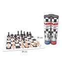 Platinum Roller Cylindrical Chess Set Star