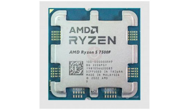 AMD CPU||Desktop|Ryzen 5|7500F|3700 MHz|Cores 6|6MB|Socket SAM5|65 Watts|OEM|100-000000597