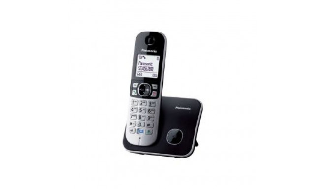 Panasonic KX-TG6811 DECT telephone Caller ID Juodas |