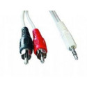 Gembird CABLE AUDIO 3.5MM TO 2RCA 2.5M/CCA-458-2.5M