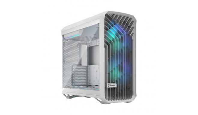 Fractal Design arvutikorpus Torrent RGB TG Clear Tint, valge