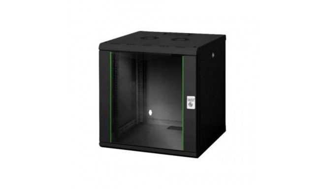 Digitus | Wall Mounting Cabinet Unique Series | DN-19 12U-6/6-SW | Black | 60 x 60 cm