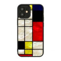 Ikins Apple case for Apple iPhone 12 mini mondrian black