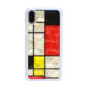 Ikins Apple SmartPhone case iPhone XS/S mondrian white