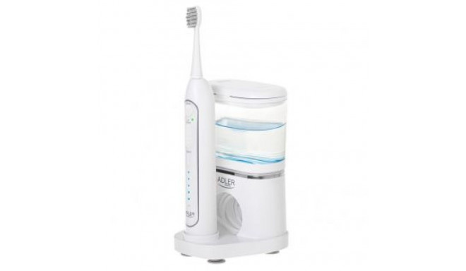 Adler 2-in-1 Water Flossing Sonic Brush | AD 2180w | Rechargeable | For adults | Number of brush hea