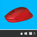 Logilink LOGITECH M330 Silent Plus Red - 2.4GHZ - EMEA