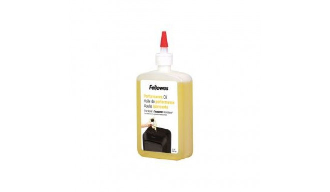 Fellowes | Shredder Oil 355 ml | For use with all cross-cut and micro-cut shredders. Oil shredder ea