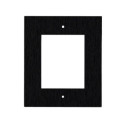 2N ENTRY PANEL 1MOD. FLUSH FRAME/BLACK/ IP VERSO 9155011B