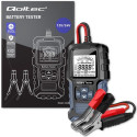 Qoltec Digital Battery Tester with LCD Display | 12V | 24V | 3Ah-400Ah