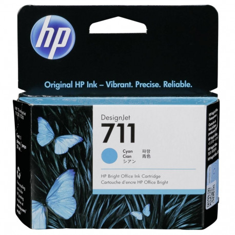 HP 711 tsüaansinine tindikassett