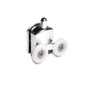 DOUBLE LOWER ROLLERS 21MM CHROME 2PCS