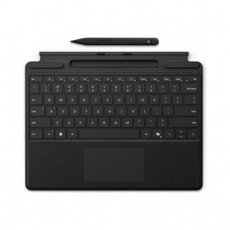 MS Surface Pro klaviatuur koos Slim Pen must Põhjamaade ärikasutuseks