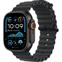 "Apple Watch Ultra 2 GPS + Cellular 49mm Black Titanium Case with Black Ocean Band"