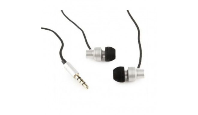 Gembird HEADSET PARIS IN-EAR SILVER/MHS-EP-CDG-S