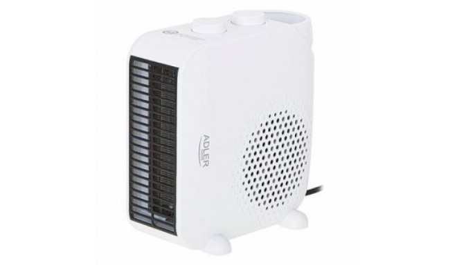 Adler Heater AD 7725w Fan heater, 2000 W, Number of power levels 2, White