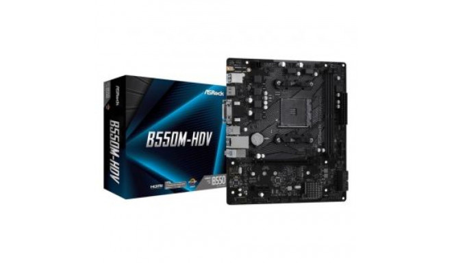 ASRock mainboard AMD B550 SAM4 MicroATX 1xPCI-Express 3.0 1x 1xM.2 1xPCI-Express 4.0 16x