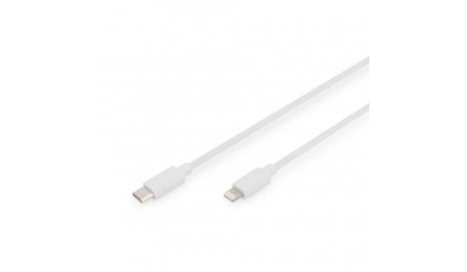 Digitus cable Lightning - USB-C DB-600109-020-W