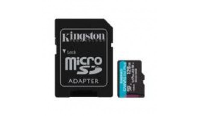 Kingston mälukaart microSDXC 128GB Canvas Go Plus