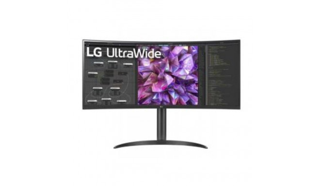 LG LCD Monitor||34WQ75C-B|34"|Curved/21 : 9|Panel IPS|3440x1440|21:9|5 ms|Speakers|Height adjustable