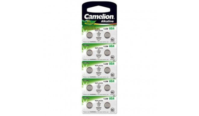 Camelion AG4/LR66/LR626/377, Alkaline Buttoncell, 10 pc(s)