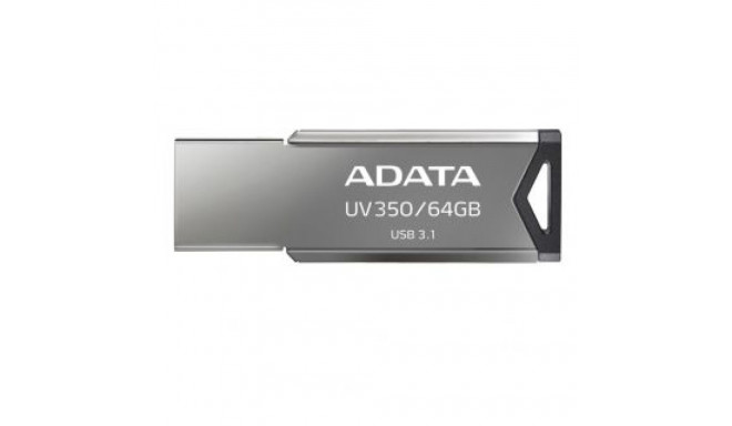 ADATA UV350 64 GB, USB 3.1, Silver