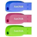 SANDISK BY WESTERN DIGITAL MEMORY DRIVE FLASH USB2 16GB/3PCS SDCZ50C-016G-B46T SANDISK