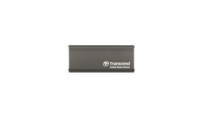 Transcend External SSD||ESD265C|500GB|USB-C|3D NAND|Write speed 950 MBytes/sec|Read speed 1050 MByte