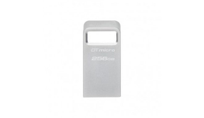 Kingston USB 3.2 Flash Drive DataTraveler micro 256 GB, USB 3.2, Silver