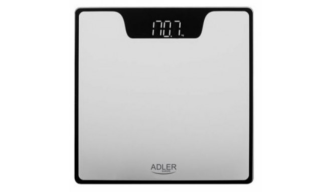 Adler Bathroom Scale AD 8174s Maximum weight (capacity) 180 kg, Accuracy 100 g, Silver