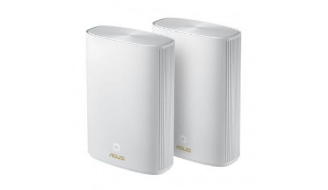 Asus ZenWiFi AX Hybrid (XP4) (2pk White) 802.11ax, 574+1201 Mbit/s, Ethernet LAN (RJ-45) ports 2, Me