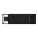 Kingston USB Flash Drive DataTraveler 70 128 GB, USB 3.2 Gen 1 Type-C, Black